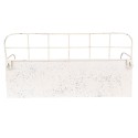 Clayre & Eef Wandrek  38x14x20 cm Beige Ijzer Rechthoek