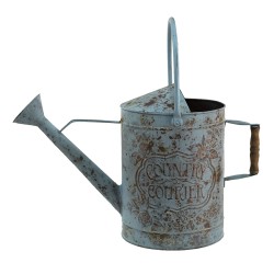 Clayre & Eef Decorative Watering Can 50x21x44 cm Blue Brown Metal