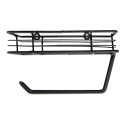 Clayre & Eef Toilet Paper Holder 20x12x12 cm Black Iron