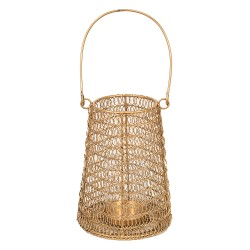 Clayre & Eef Wind Light Ø 15x21 cm Gold colored Iron