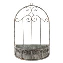 Clayre & Eef Porte-plante 36x18x52 cm Gris Fer