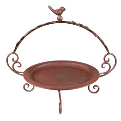 Clayre & Eef Plant Stand 35x27x30 cm Red Iron