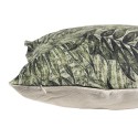 Clayre & Eef Sierkussen  43x43 cm Groen Synthetisch Vierkant Bladeren