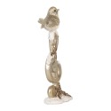 Clayre & Eef Figurine décorative Oiseau 6x5x16 cm Beige Plastique