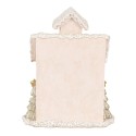 Clayre & Eef Decorativa Casa con LED  15x10x18 cm Rosa Plastica Orso