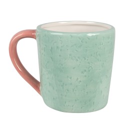 Clayre & Eef Mug 350 ml Green Ceramic