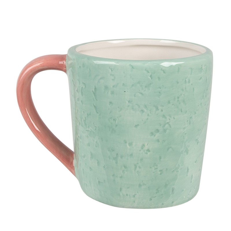 Clayre & Eef Tasse 350 ml Grün Keramik