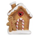 Clayre & Eef Gingerbread house 11x7x16 cm Bruin Keramiek