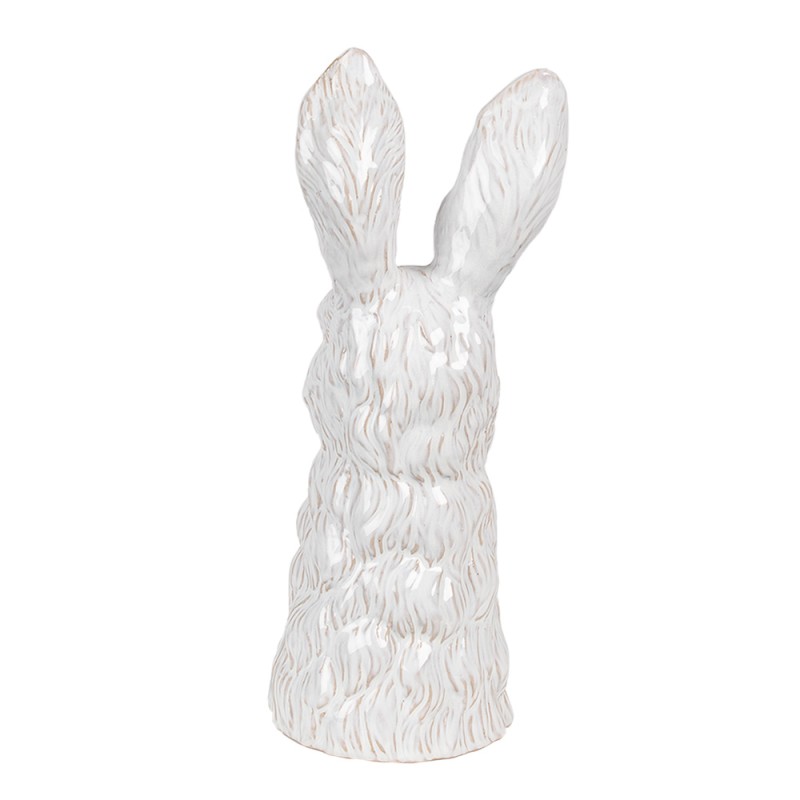 Clayre & Eef Vase Rabbit 13x14x33 cm White Ceramic