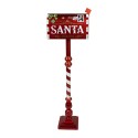 Clayre & Eef Christmas Decoration Mailbox 33x18x99 cm Red Iron