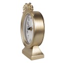 Clayre & Eef Orologio da tavolo 18 cm Color oro Ferro Vetro