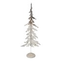 Clayre & Eef Dekorationsfigur Weihnachtsbaum 45 cm Weiß Braun Eisen