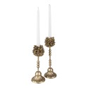 Clayre & Eef Chandelier set de 2 22/ 27  cm Couleur or Fer