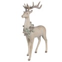 Clayre & Eef Dekorationsfigur Hirsch 32x14x49 cm Braun Kunststoff