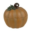 Clayre & Eef Statuetta decorativa Zucca Ø 10x8 cm Arancione Plastica