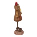 Clayre & Eef Kerstdecoratie Beeld Gingerbread man 23 cm Bruin Kunststof