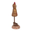 Clayre & Eef Weihnachtsdekorationsfigur Pfefferkuchenmann 18 cm Braun Kunststoff