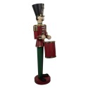 Clayre & Eef Christmas Decoration Figurine Nutcracker 30x38x128 cm Red Iron