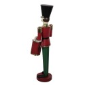 Clayre & Eef Christmas Decoration Figurine Nutcracker 30x38x128 cm Red Iron