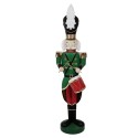 Clayre & Eef Kerstdecoratie Beeld Notenkraker 24x30x121 cm Groen IJzer