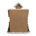 Clayre & Eef Gingerbread house with LED 15x10x18 cm Brown Plastic Bear