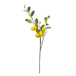 Clayre & Eef Artificial Plant Lemon 102 cm Yellow Plastic