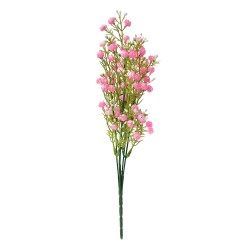 Clayre & Eef Artificial Flower 33 cm Pink Green Plastic