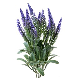 Clayre & Eef Kunstbloem Lavender 36 cm Paars Kunststof