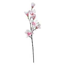 Clayre & Eef Artificial Flower 97 cm White Pink Plastic