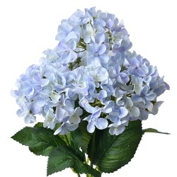 Clayre & Eef Kunstblume Hortensie 45 cm Violett Kunststoff
