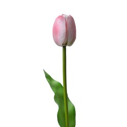 Clayre & Eef Artificial Flower Tulip 32 cm Pink Plastic