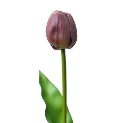 Clayre & Eef Kunstblume Tulpe 32 cm Violett Kunststoff