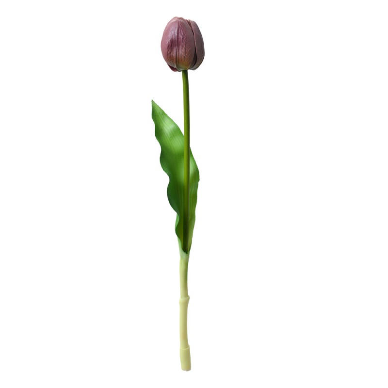 Clayre & Eef Fleur artificielle Tulipe 32 cm Violet Plastique