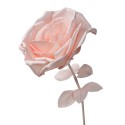 Clayre & Eef Dekoration Rose Ø 33x100 cm Rosa Kunststoff Metall