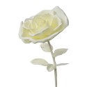 Clayre & Eef Decorazione Rosa Ø 23x80 cm Bianco Plastica Metallo