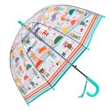 Juleeze Parapluie pour enfants Ø 70x65 cm Transparent Plastique Animaux