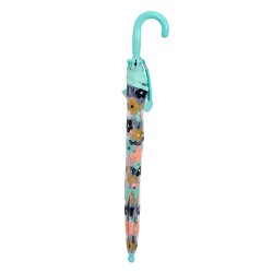 Juleeze Parapluie pour enfants Ø 70x65 cm Transparent Plastique Fleurs