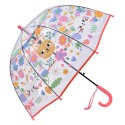 Juleeze Parapluie pour enfants Ø 70x65 cm Transparent Plastique Lapin