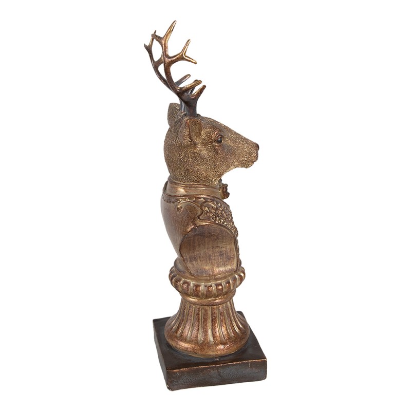 Clayre & Eef Decorative Figurine Deer 25 cm Brown Plastic