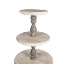 Clayre & Eef 5-Tiered Stand Ø 71x143 cm White Grey Wood