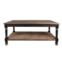 Clayre & Eef Presentatie Tafel 200x100x85 cm Zwart Hout