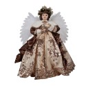 Clayre & Eef Decorative Figurine Angel 65 cm Beige Plastic