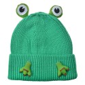 Clayre & Eef Children's Cap Green Synthetic Frog