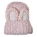 Clayre & Eef Children's Cap Pink Synthetic Rabbit