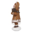 Clayre & Eef Décoration de Noël Bonhomme en pain d‘épice 2x2x5 cm Marron Plastique