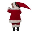 Clayre & Eef Figure de Noël Ours 51 cm Rouge Plastique Père Noël