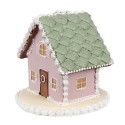 Clayre & Eef Gingerbread house 12 cm Pink Plastic