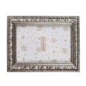 Clayre & Eef Photo Frame 10x15 cm Silver colored Plastic Glass