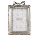 Clayre & Eef Photo Frame 10x15 cm Silver colored Plastic Glass