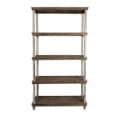 Clayre & Eef Libreria 110x40x210 cm Bianco Legno